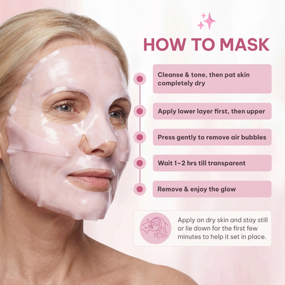 Pink PDRN Mask: Buy 1, Get 1 FREE